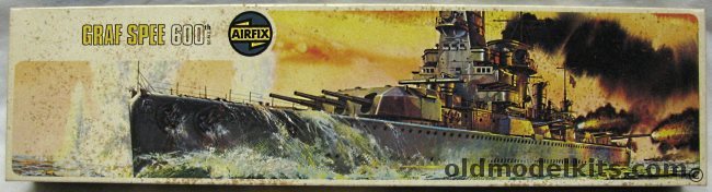 Airfix 1/600 Graf Spee Pocket Battleship - T4 Issue, 04211-0 plastic model kit